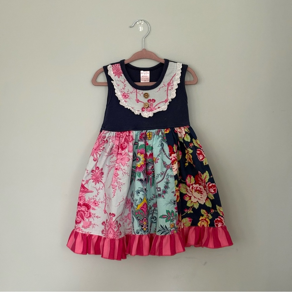 Giggle Moon Multicolor Floral Dress